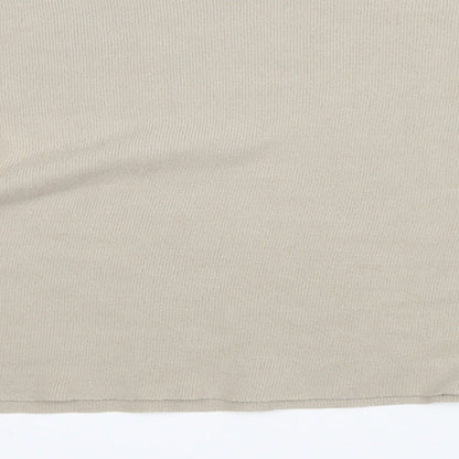 Zara Womens Green  Acrylic Pullover Sweatshirt Size S   - Cropped