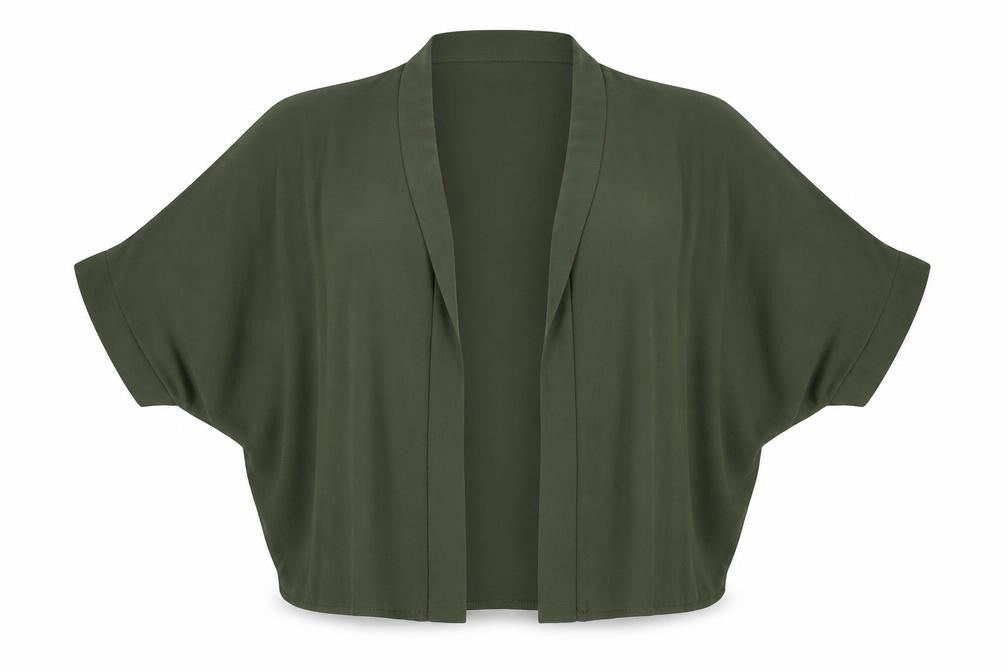 Boohoo Womens Green  Polyester Jacket Blazer Size S