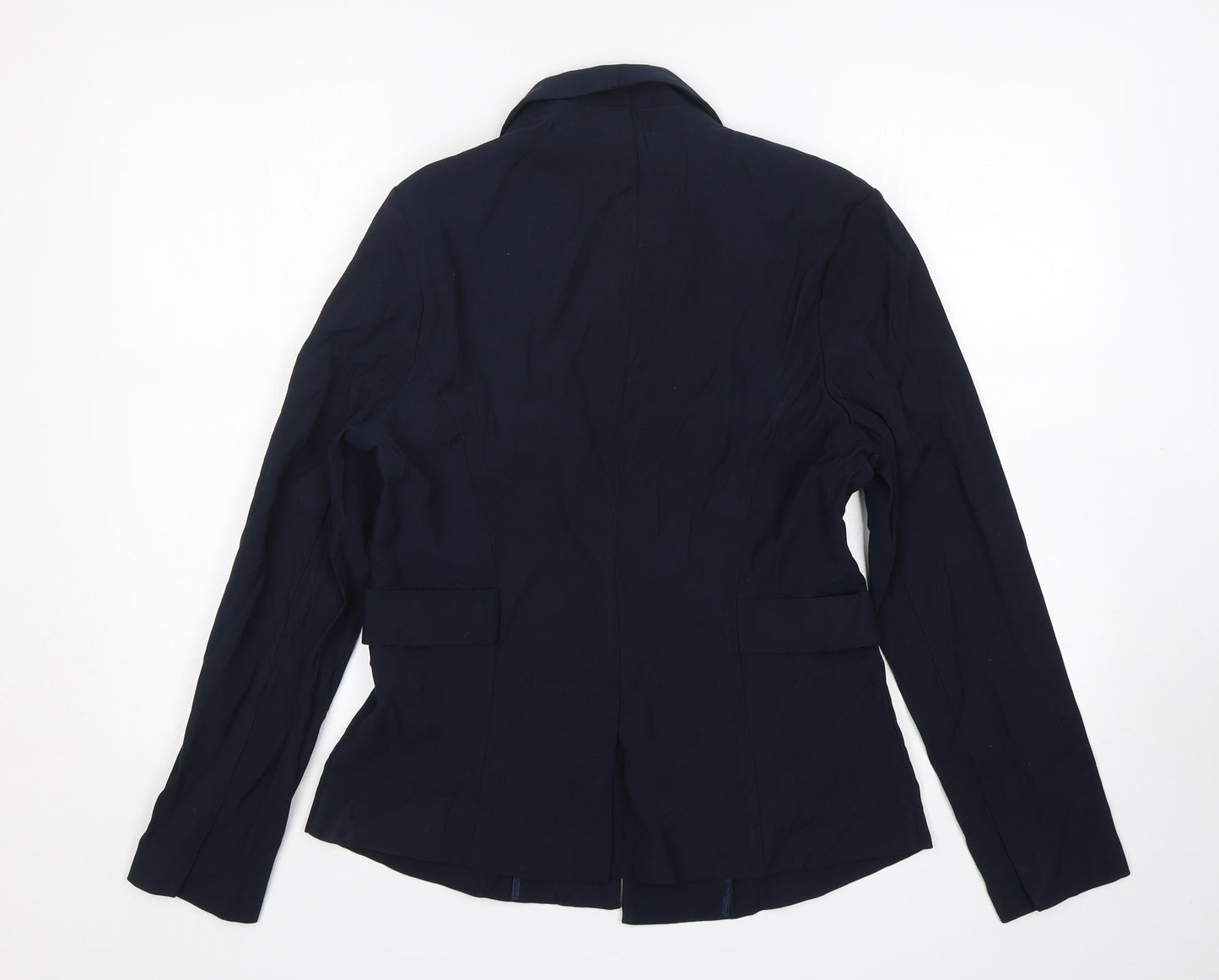 Very Womens Blue  Viscose Jacket Blazer Size 12