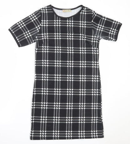 Cameo Rose Womens Black  Polyester Shift  Size 8  Round Neck