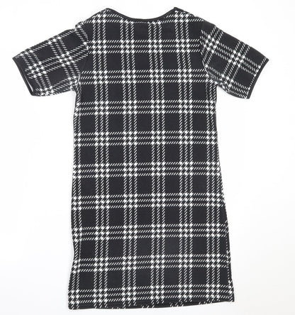 Cameo Rose Womens Black  Polyester Shift  Size 8  Round Neck