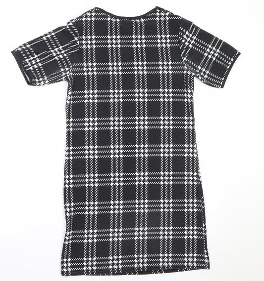Cameo Rose Womens Black  Polyester Shift  Size 8  Round Neck