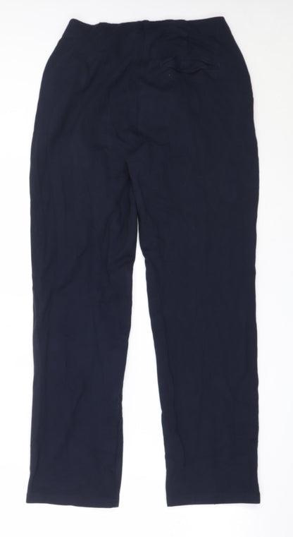 Womens UK Size 10 Marks and Spencer Regular Fit Sweatpants Blue Trousers