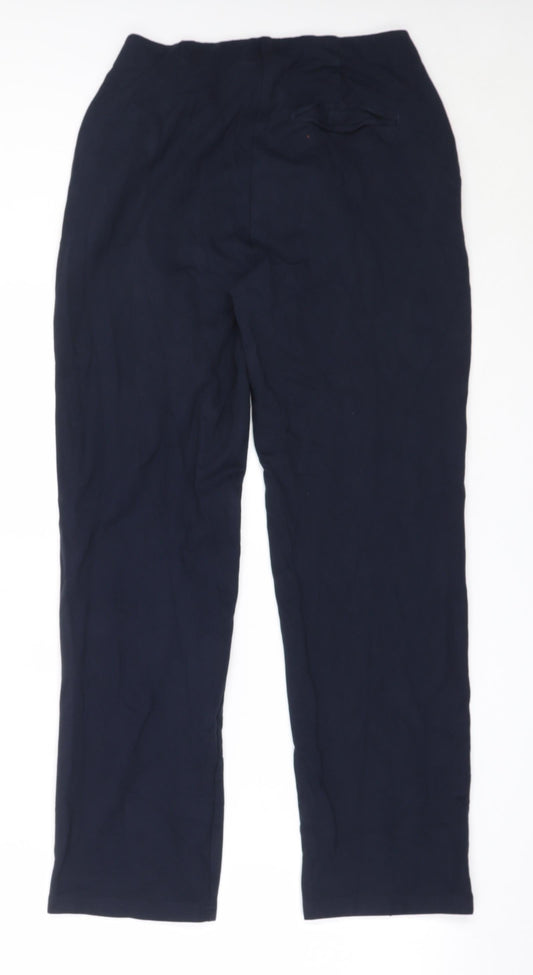 Womens UK Size 10 Marks and Spencer Regular Fit Sweatpants Blue Trousers