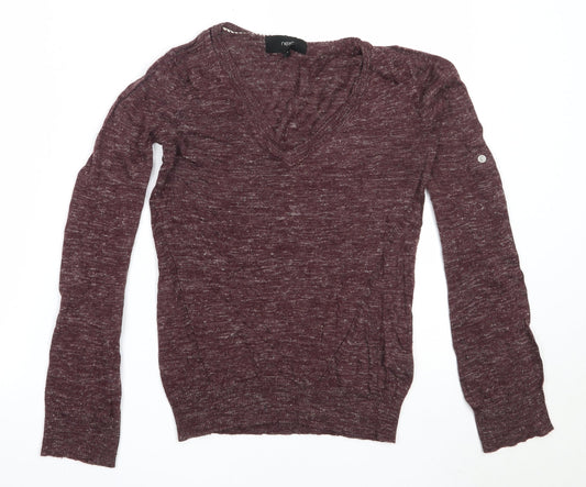 Womens UK Size 8 NEXT Purple Pullover Jumper