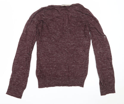Womens UK Size 8 NEXT Purple Pullover Jumper