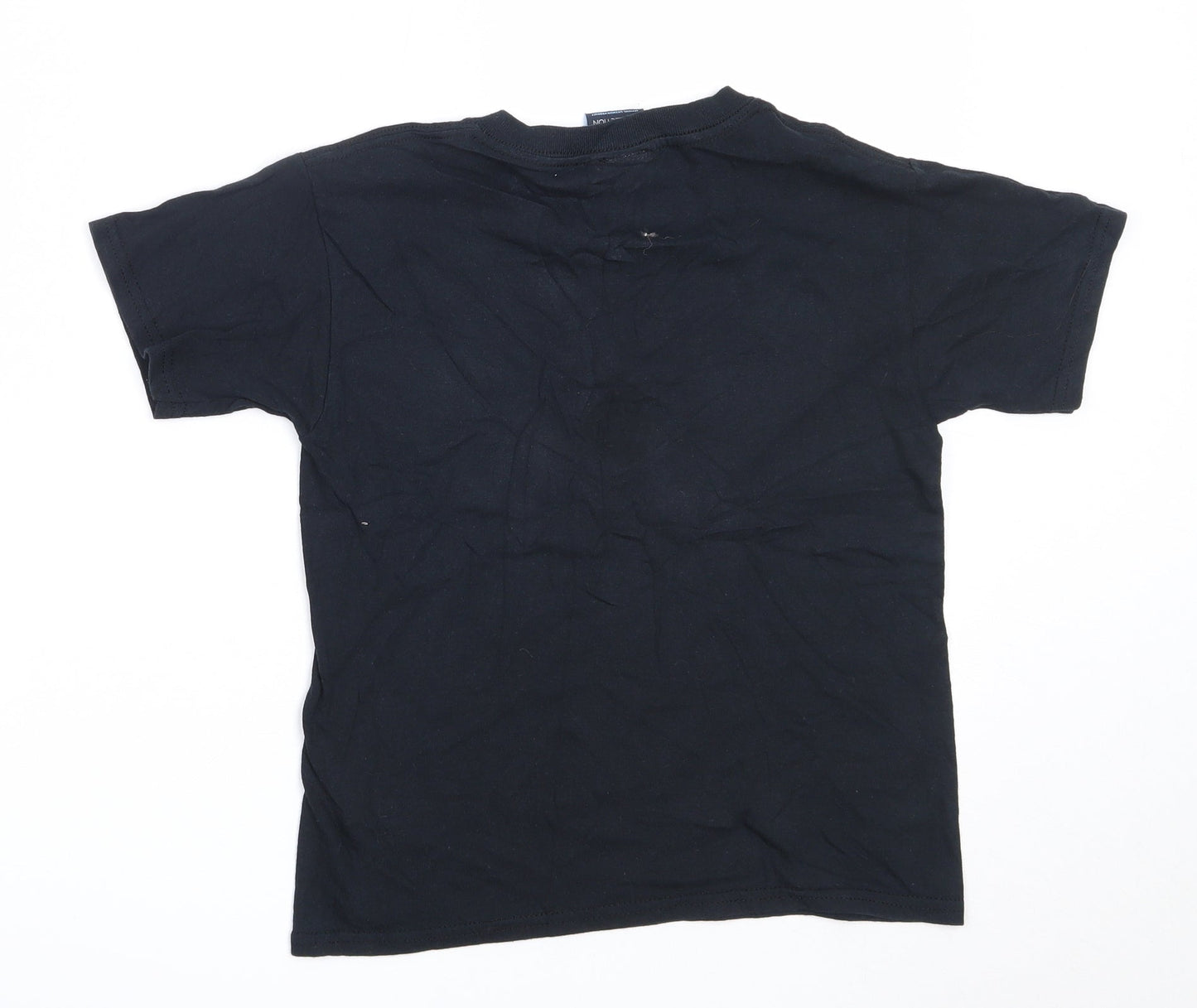 Rugby World Cup 2015 Boys Black  Cotton Basic T-Shirt Size S Round Neck  - Rugby World Cup 2015