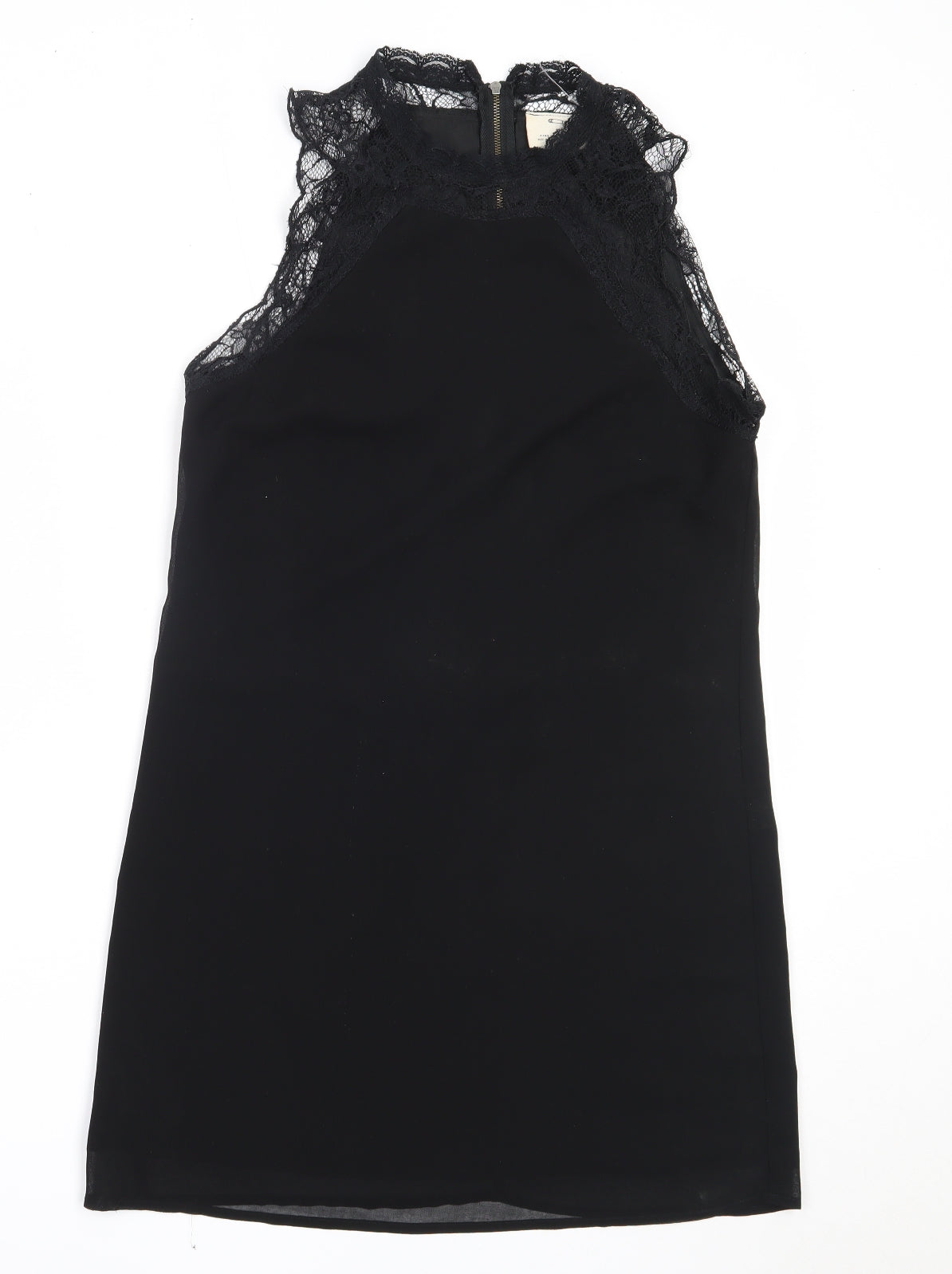 Pins and Needles Womens Black  Polyester Shift  Size S  Round Neck