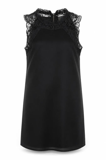 Pins and Needles Womens Black  Polyester Shift  Size S  Round Neck