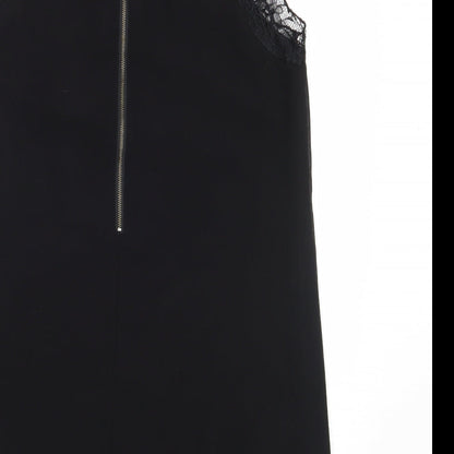 Pins and Needles Womens Black  Polyester Shift  Size S  Round Neck
