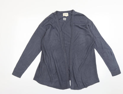 university club Womens Blue V-Neck  Acrylic Cardigan Jumper Size S