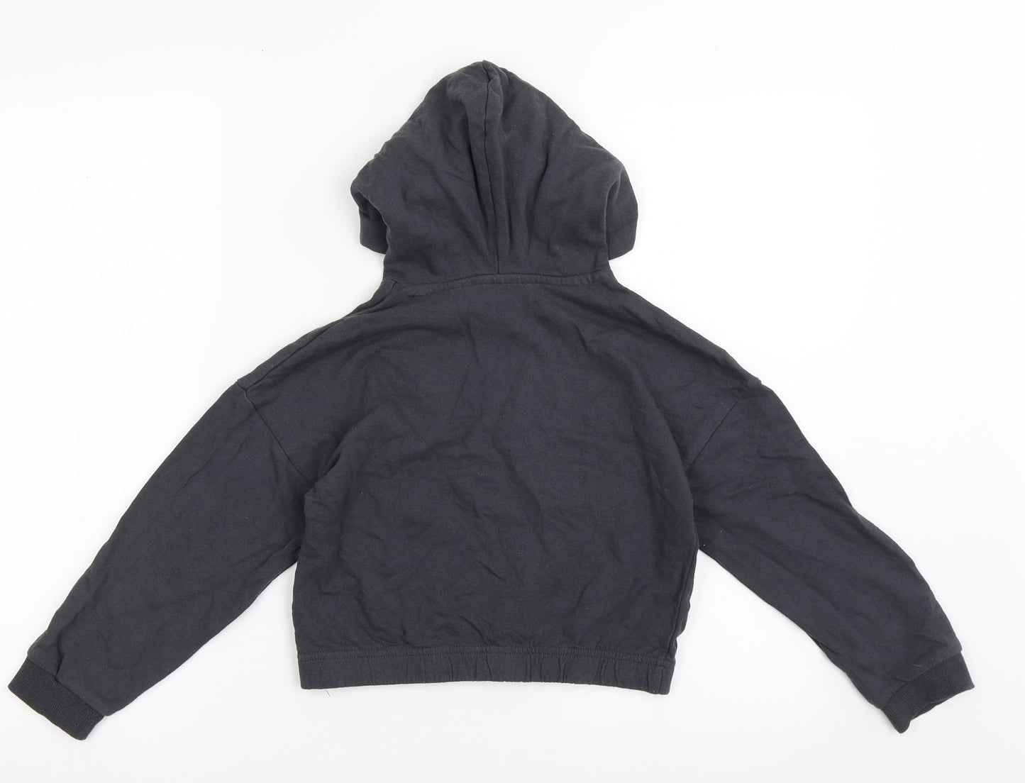 pep&co Girls Grey  Cotton Pullover Hoodie Size 8-9 Years  Pullover - Minnie Mouse
