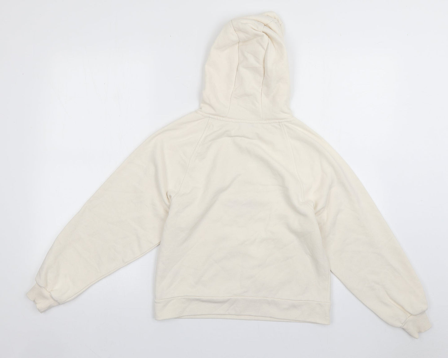 George Girls White  Cotton Pullover Hoodie Size 11-12 Years  Pullover - tennis league