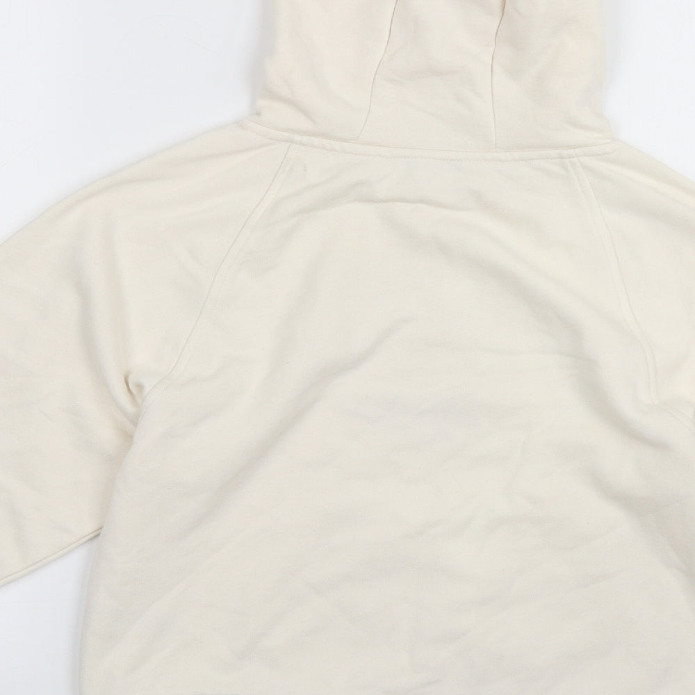 George Girls White  Cotton Pullover Hoodie Size 11-12 Years  Pullover - tennis league