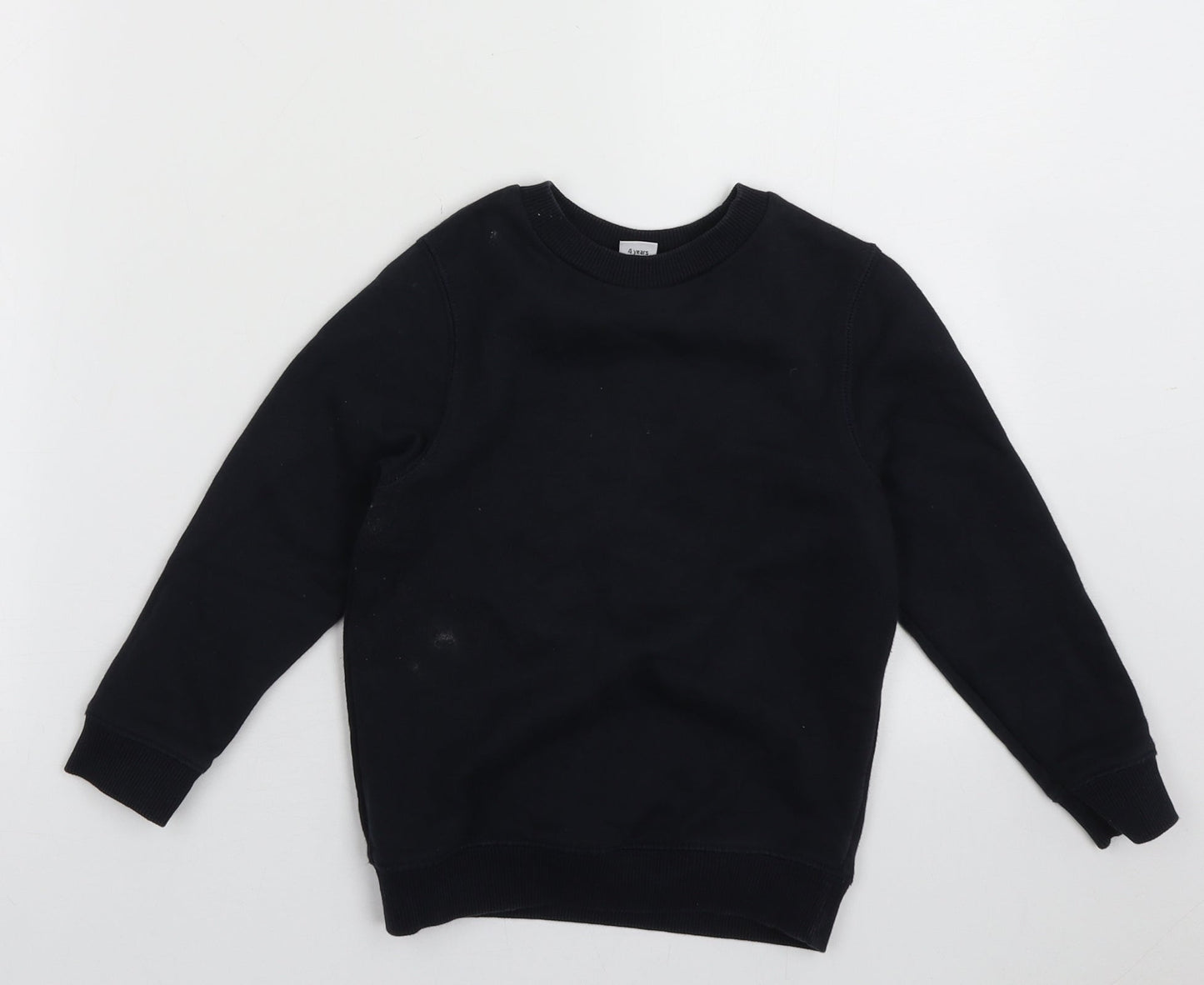 sainsburys Boys Blue  Cotton Pullover Sweatshirt Size 4 Years  Pullover - school wear