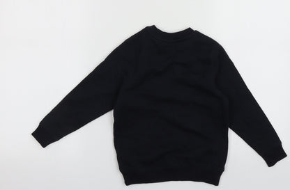 sainsburys Boys Blue  Cotton Pullover Sweatshirt Size 4 Years  Pullover - school wear