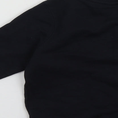 sainsburys Boys Blue  Cotton Pullover Sweatshirt Size 4 Years  Pullover - school wear