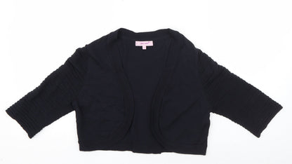 Per Una Womens Blue V-Neck  Viscose Cardigan Jumper Size 10