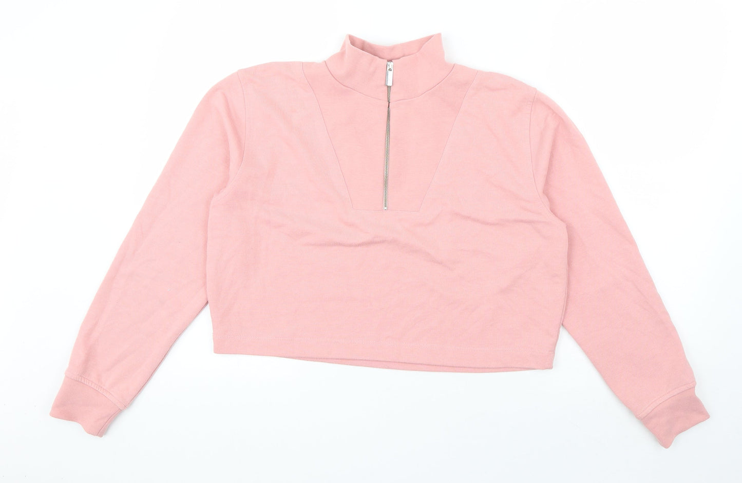 Pimkie Womens Pink  Cotton Pullover Sweatshirt Size M  Pullover