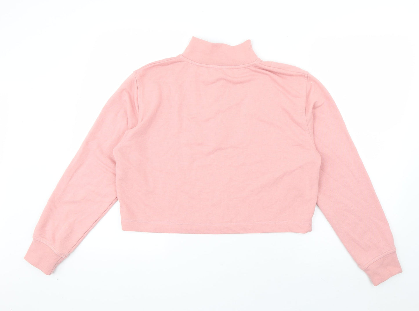 Pimkie Womens Pink  Cotton Pullover Sweatshirt Size M  Pullover