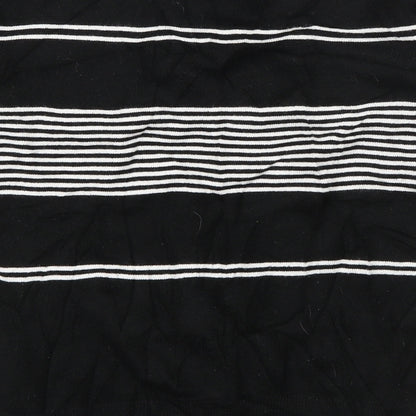 Primark Womens Black Round Neck  Acrylic Pullover Jumper Size S