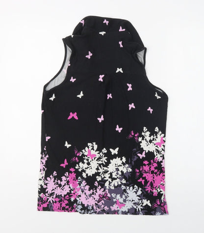 Womens UK Size 10 TU Black Basic Blouse
