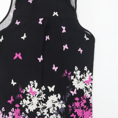 Womens UK Size 10 TU Black Basic Blouse