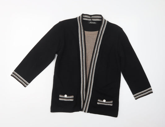Womens UK Size M Alexara Black Cardigan Jumper
