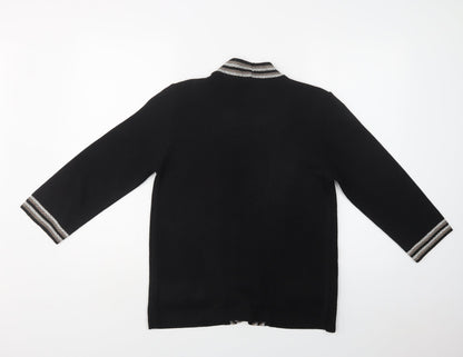 Womens UK Size M Alexara Black Cardigan Jumper