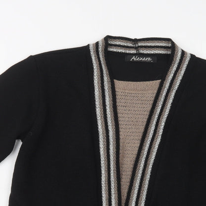 Womens UK Size M Alexara Black Cardigan Jumper