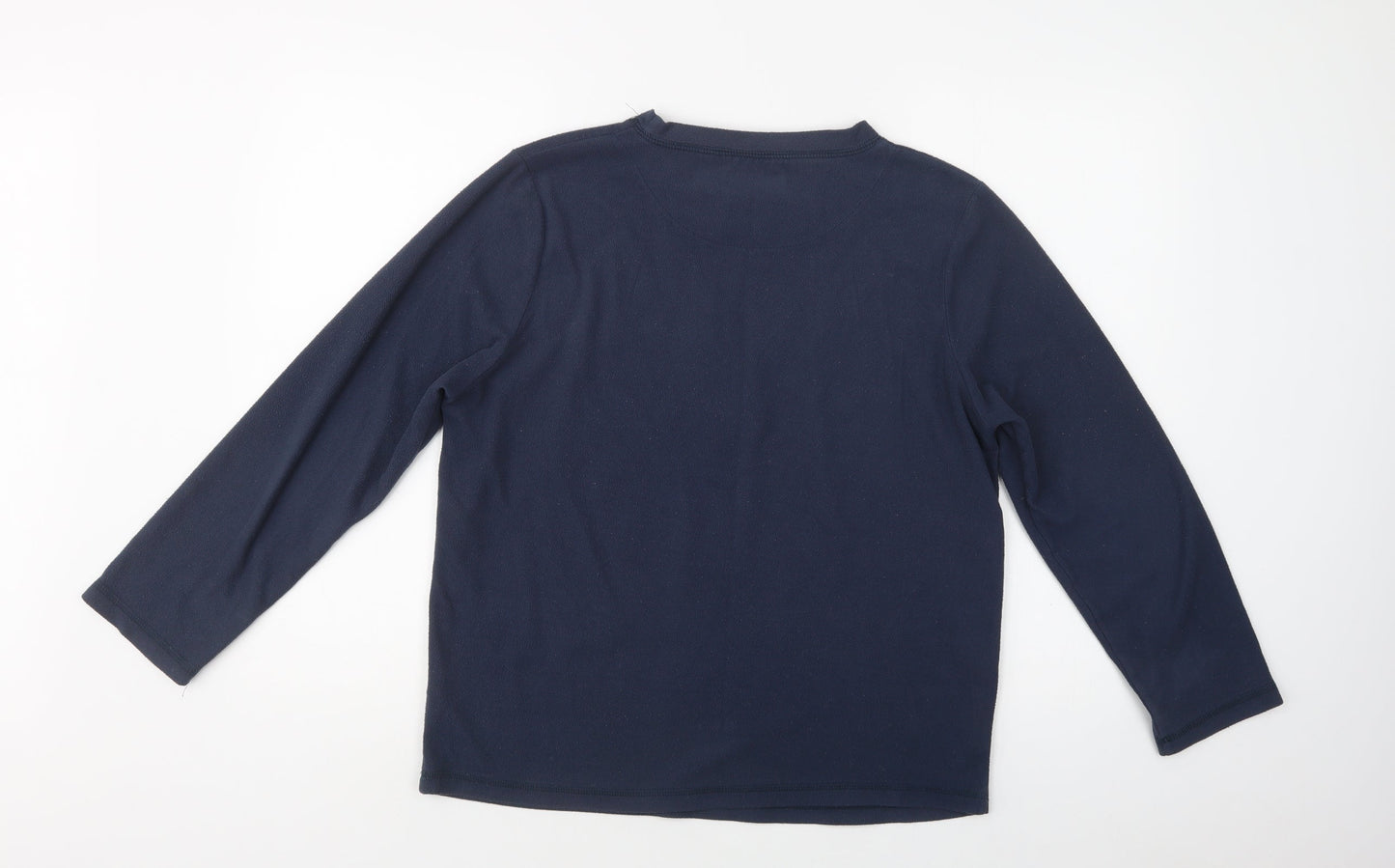 Primark Womens Blue  Polyester Top Lounge Set Size S   - Rudolph Christmas