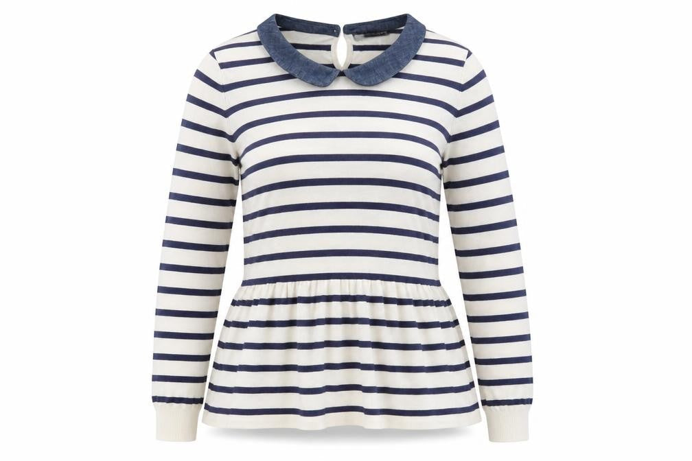 Womens UK Size 16 M&S White Pullover Jumper