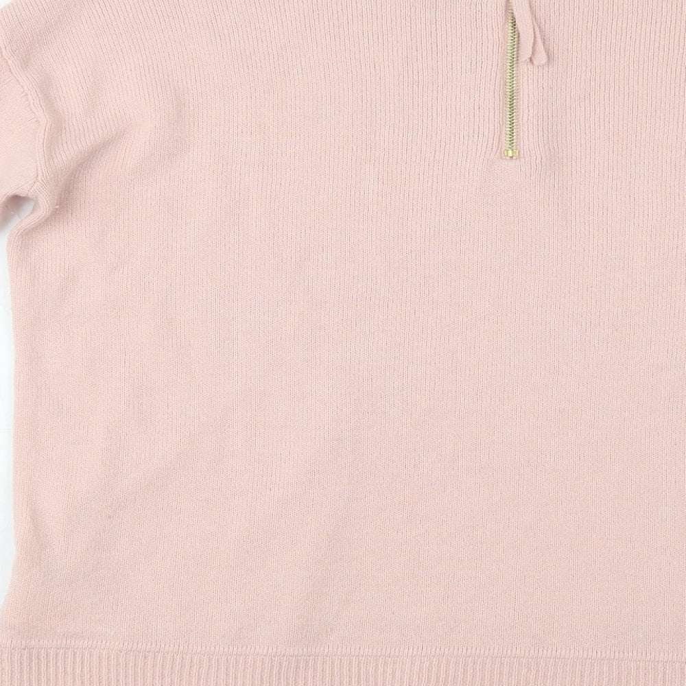 Womens UK Size S H&M Pink Pullover Jumper
