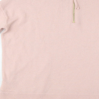 Womens UK Size S H&M Pink Pullover Jumper