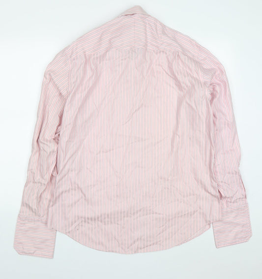 Mens UK Collar Size 16.5 NEXT Smart Pink  Dress Shirt