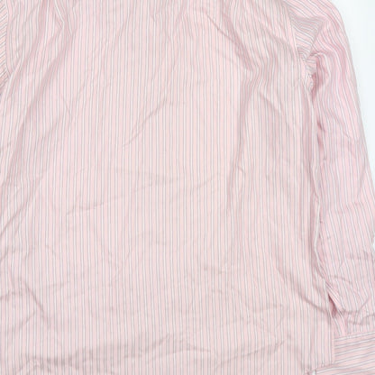 Mens UK Collar Size 16.5 NEXT Smart Pink  Dress Shirt