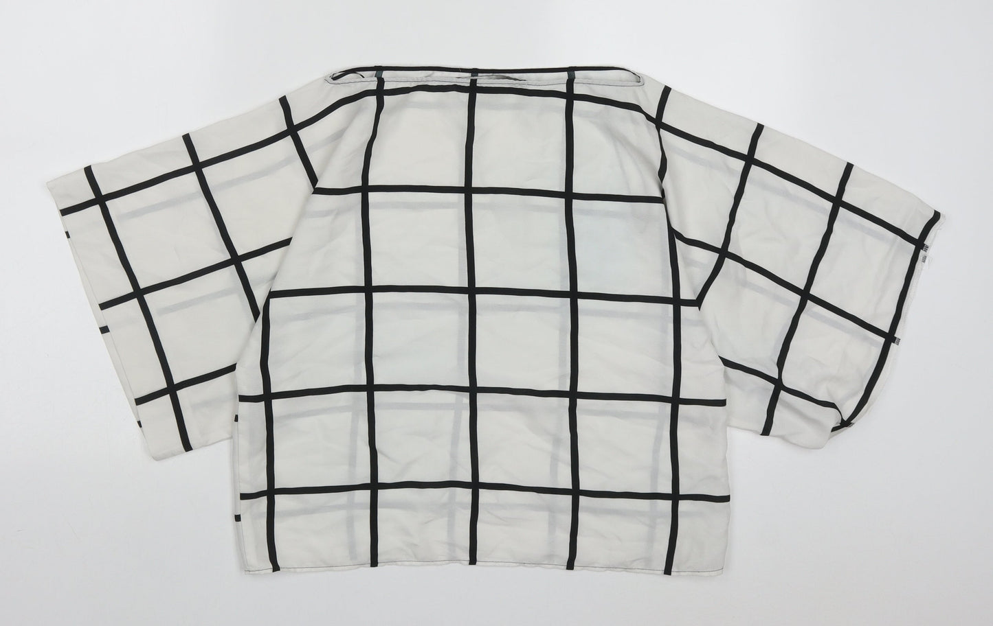 Womens UK Size XS Zara White Basic Blouse