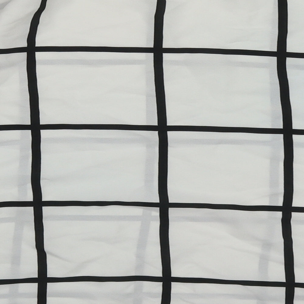 Womens UK Size XS Zara White Basic Blouse