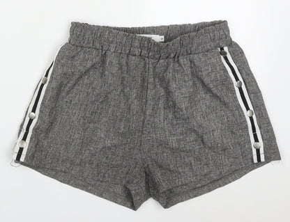 Runway Paris Womens Grey  Polyester Bermuda Shorts Size S L3 in Regular
