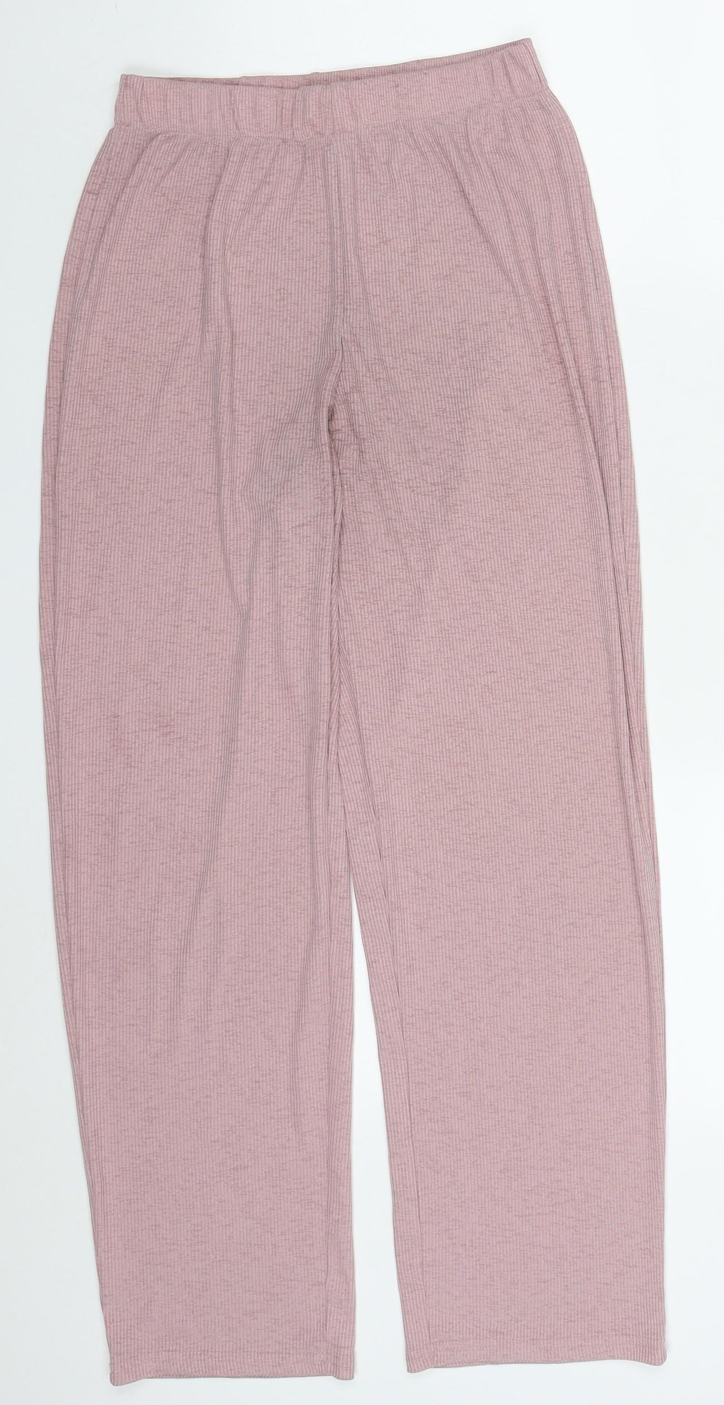 Womens UK Size M SheIn Regular Fit  Pink Trousers