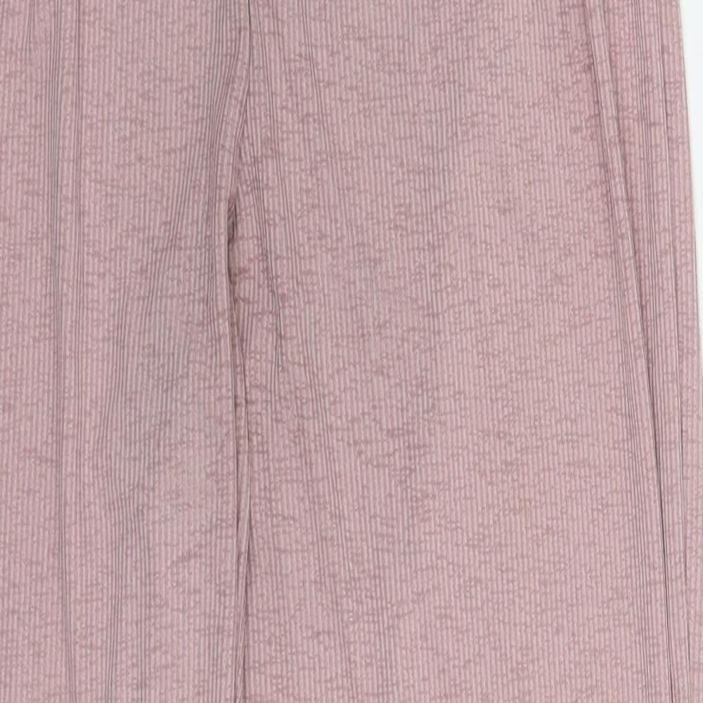 Womens UK Size M SheIn Regular Fit  Pink Trousers