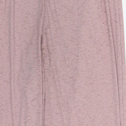 Womens UK Size M SheIn Regular Fit  Pink Trousers