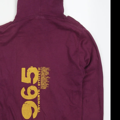 Mens UK Size S All We Do is Purple Pullover Hoodie