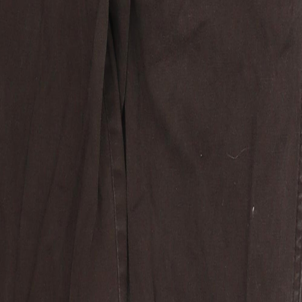 Womens UK Size 10 Debenhams Regular Fit  Brown Trousers