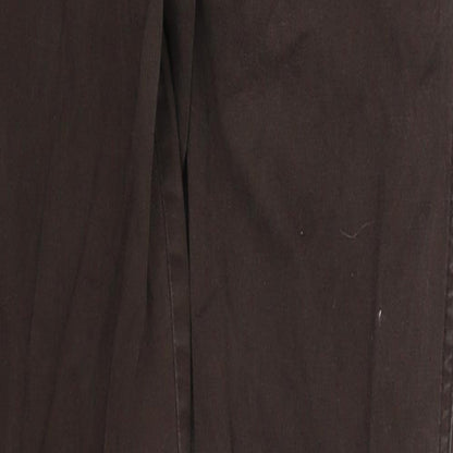 Womens UK Size 10 Debenhams Regular Fit  Brown Trousers
