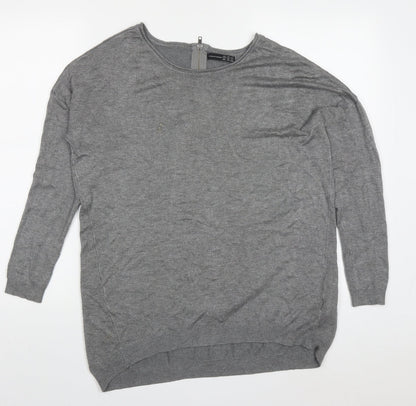 Womens UK Size S Atmosphere Grey Pullover Jumper