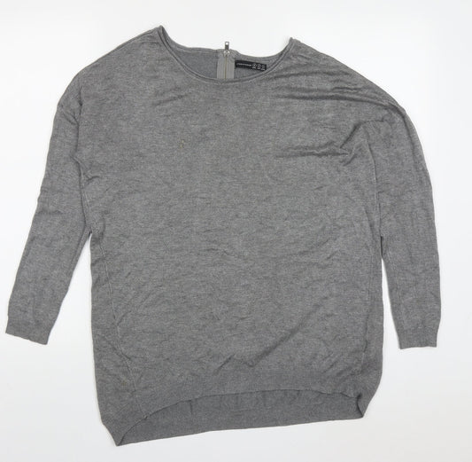 Womens UK Size S Atmosphere Grey Pullover Jumper