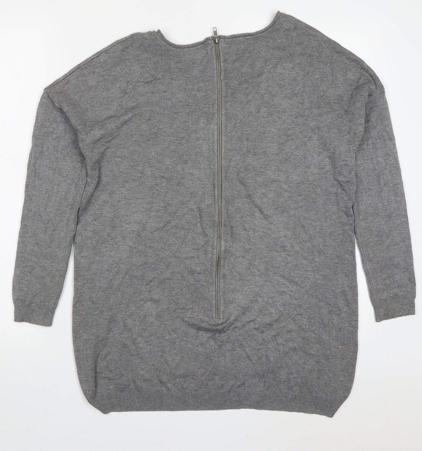 Womens UK Size S Atmosphere Grey Pullover Jumper
