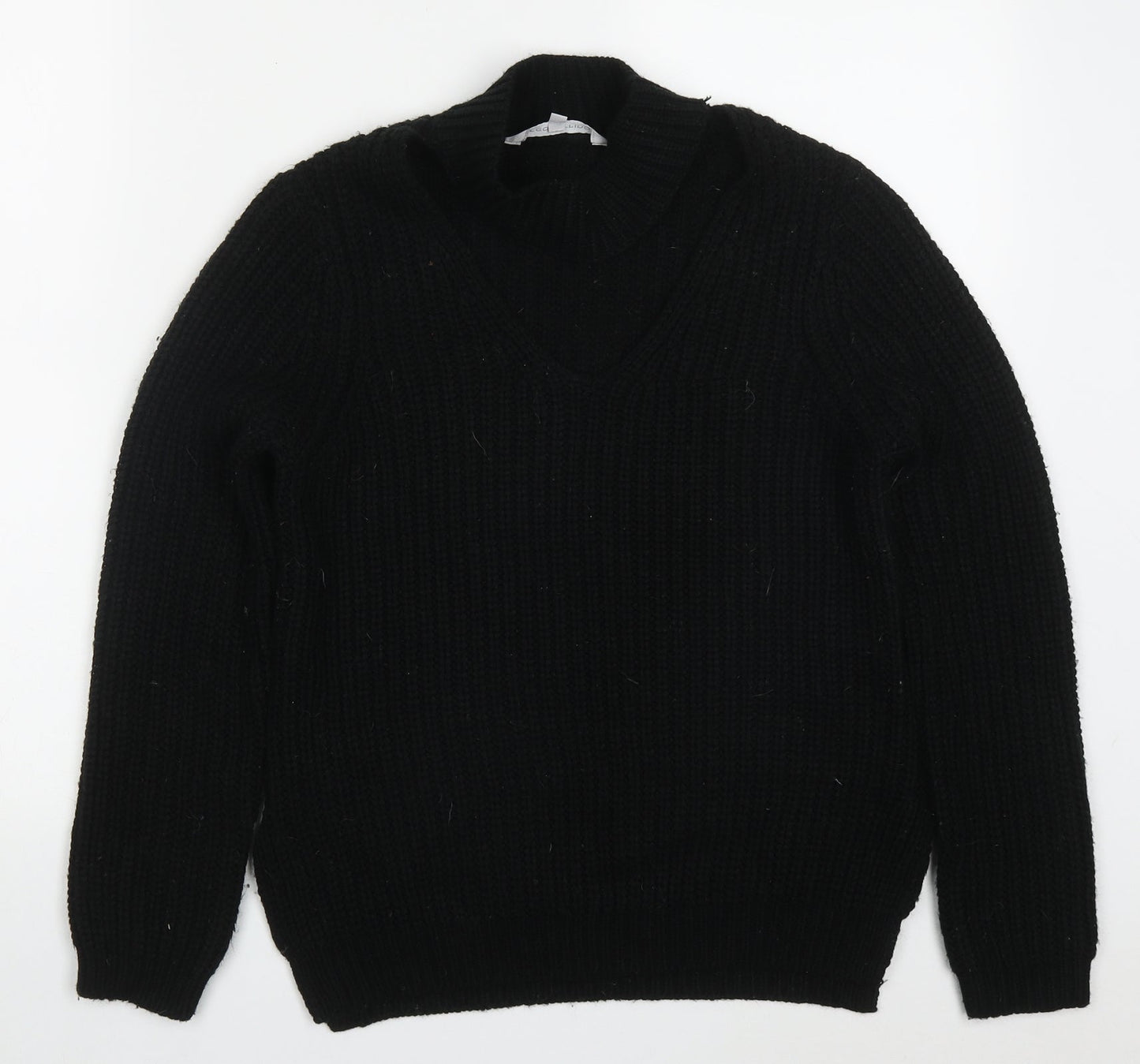 Womens UK Size 8 Red Herring Black Pullover Jumper