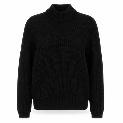 Womens UK Size 8 Red Herring Black Pullover Jumper
